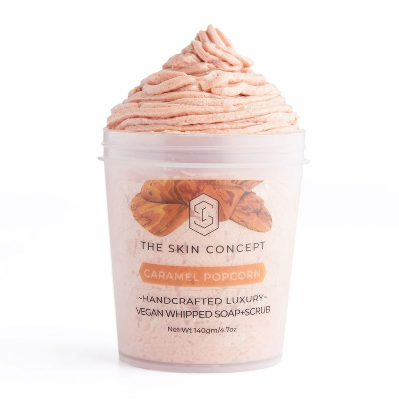 The Skin Concept Caramel Popcorn Whipped Soap Body Wash and Scrub