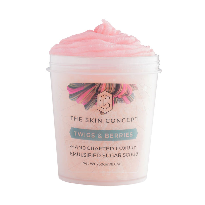 The Skin Concept Twigs And Berries Face and Body Scrub