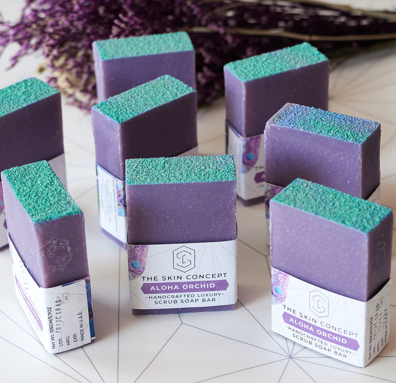 The Skin Concept Aloha Orchid Scrub Soap